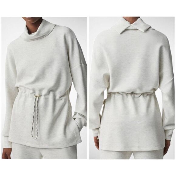 Varley Freya Sweat in Ivory Marl Size S - Picture 1 of 6